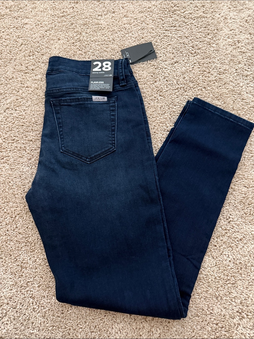 Joe's Jeans Navy Skinny Ankle Jeans